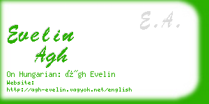 evelin agh business card